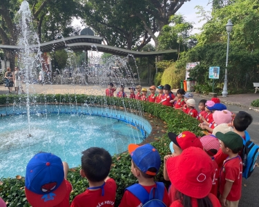 Trường Mầm Non Mỹ An tổ chức hoạt động ngoại khóa tham quan Thảo Cầm Viên